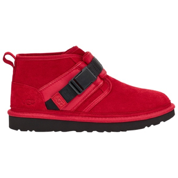 ?NWOT Men’s UGG Neumel Snapback Red Suede Leather, 11 main image 8